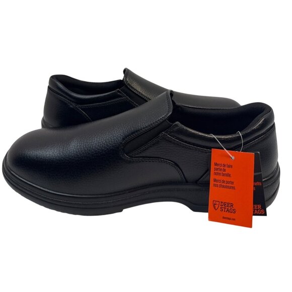 DS Work Men's Manager Slip Resistant Slip On Black Shoes Size 11 - Picture 1 of 10